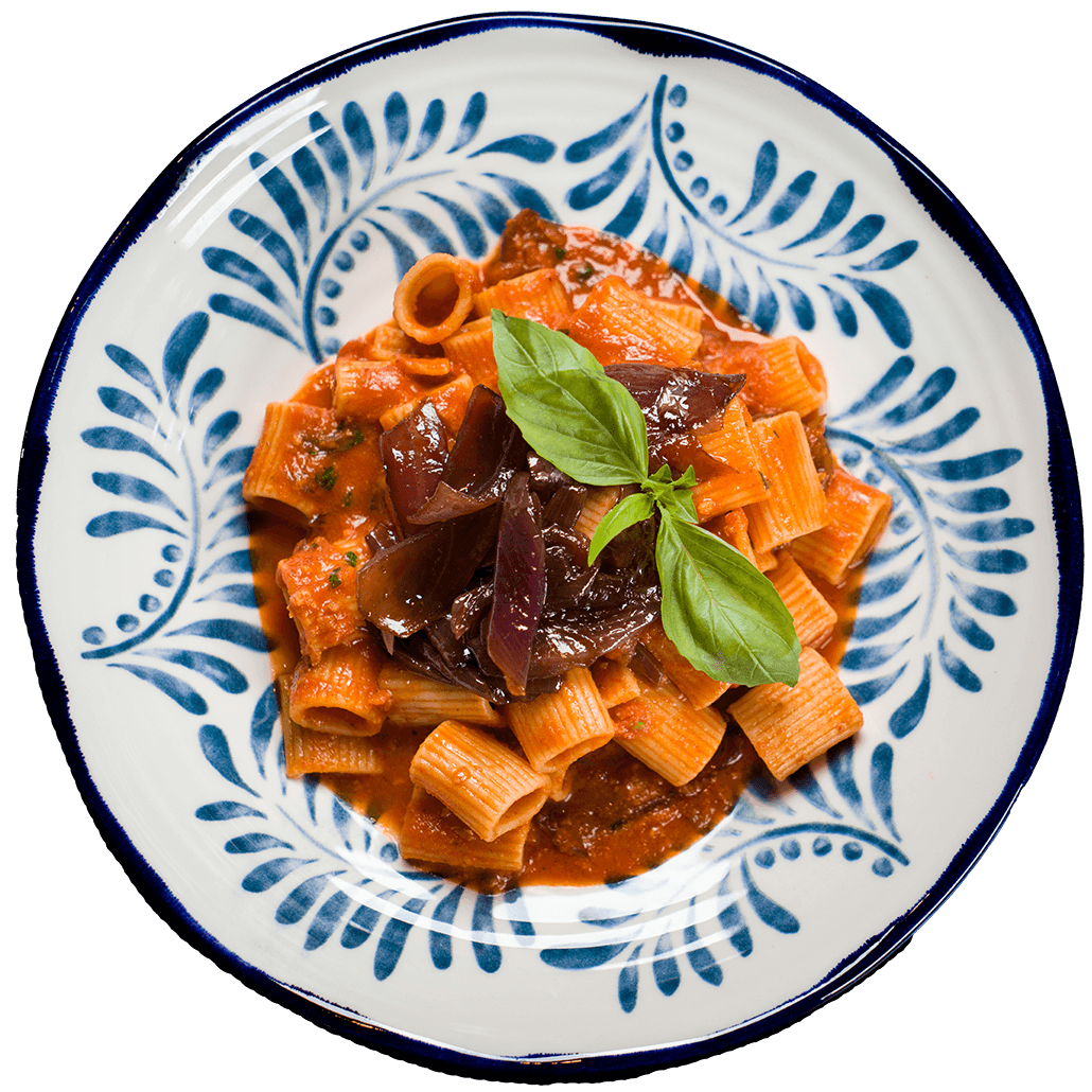 Mezze Rigatoni alla Tropeana