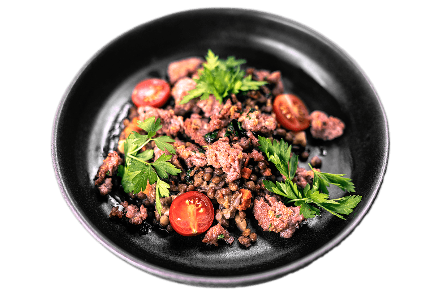 Salsiccia è Lenticchie
